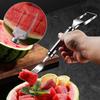 2-in-1 Stainless Steel Fruit Cutter Portable Watermelon Fork Watermelon Cutter Slicer Tool Fruit Forks Slicer for Home Kitchen