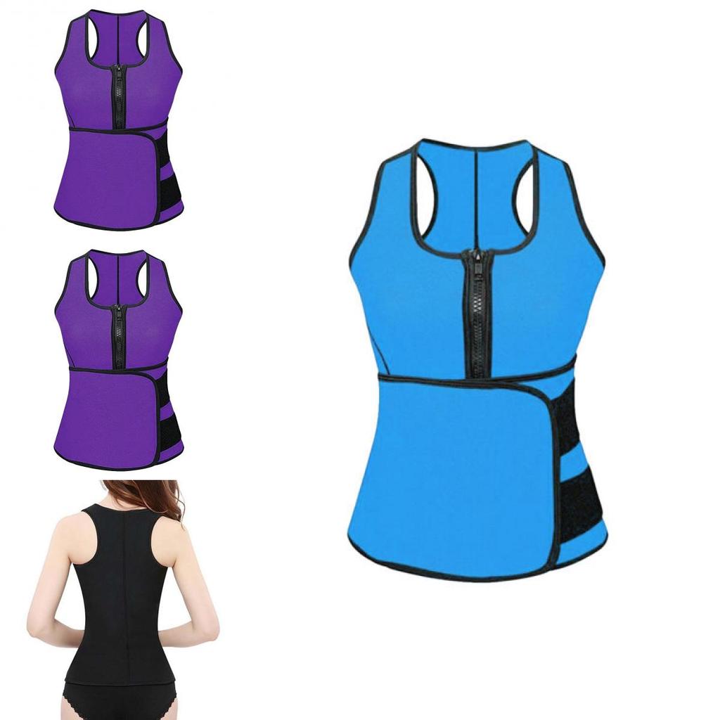 Premium Gym Workout Slimming Women Waist Trainer Vest With Adjustable Sweat Belt For Ultimate Body Shaping