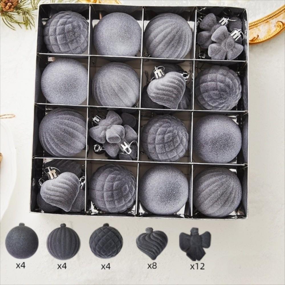 32Pcs/set Xmas Baubles Xmas Tree Hanging Pendant 6cm Xmas Ornament Ball Christmas Ball Set
