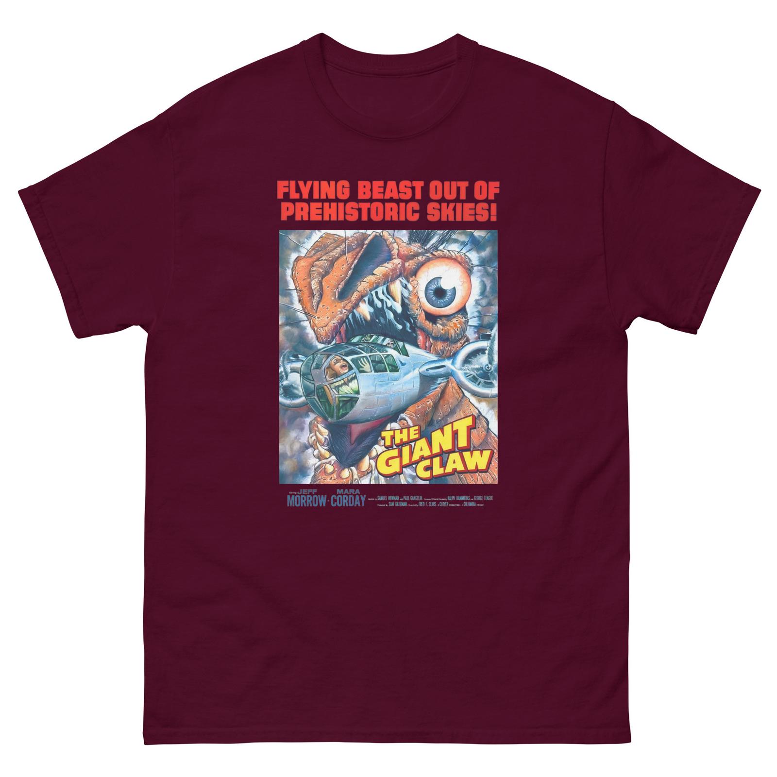 The Giant Claw T Shirt | Classico Film Horror | Vintage Monster Movie Tee L