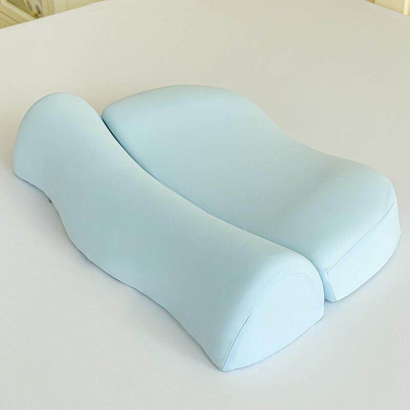 

OLOMM Cervical Memory Foam Pillow with Ice Silk Cover