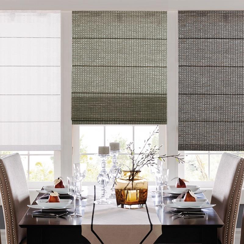 Roman Shades for Windows Roman Shades for Windows Bamboo Blinds for Window Outdoor Roller Blind Spring Cordless Reed Blinds