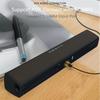 BS-28A Tragbarer Bluetooth-kompatibler Stereo-Lautsprecher UKW-Radio TF-Karte Heimkino-Soundbar