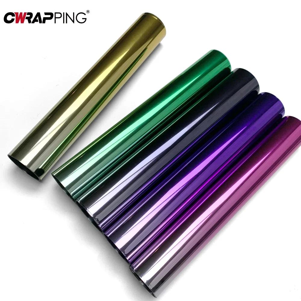 

20X150cm Car Sunshade Films Windshield Sunshade Protective Film Sun Window Dyeing Heat Insulation Color-changing Film Universal Gradually pink