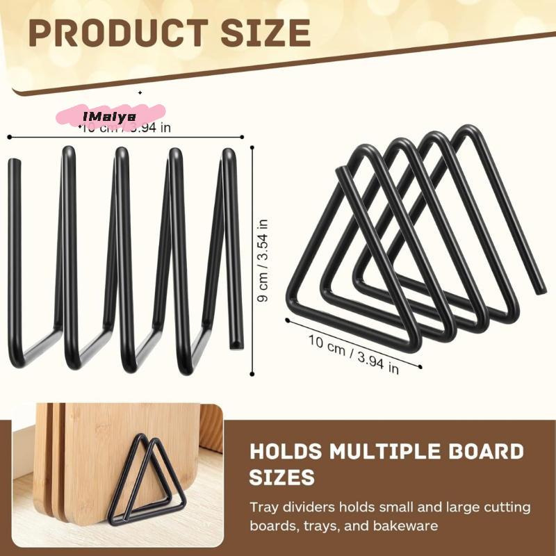 Iron Cutting Board Stand Kitchen Storage Rack - Organizer for Cutting Boards Easy Access Storage Solution for Your Kitchen
