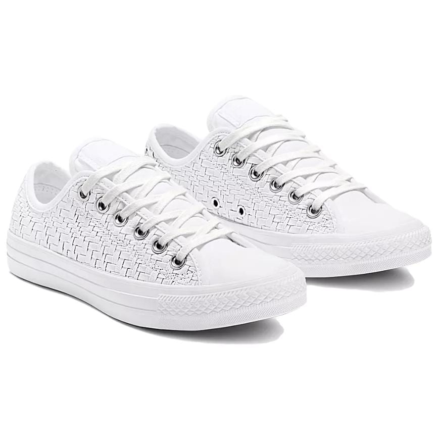 Converse Chuck Taylor All Star Slip Resistant Abrasion Resistant Low Top Skateboard Shoes Unisex White 564354C