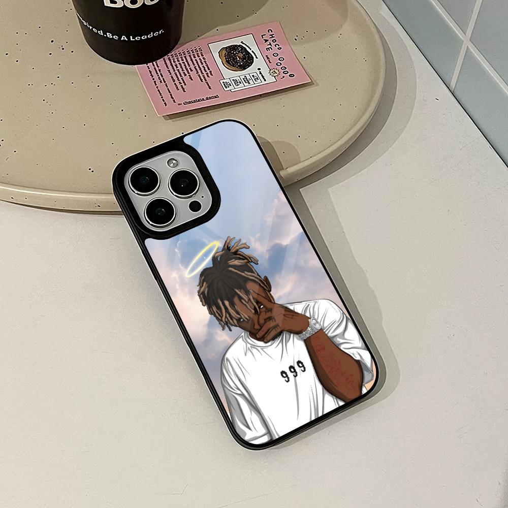 Rapper 999 J-Juice W-WRLD Phone Case for Iphone 17 16 15 14 Air 13 12 11 Pro Max Mini Plus Fundas Shell PC+TPU Cover