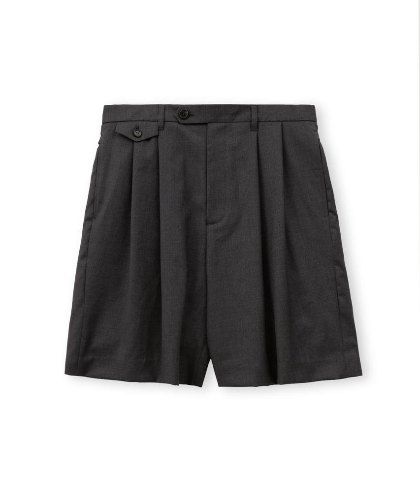 Beulaunyadeu Wool Half Pants, Charcoal