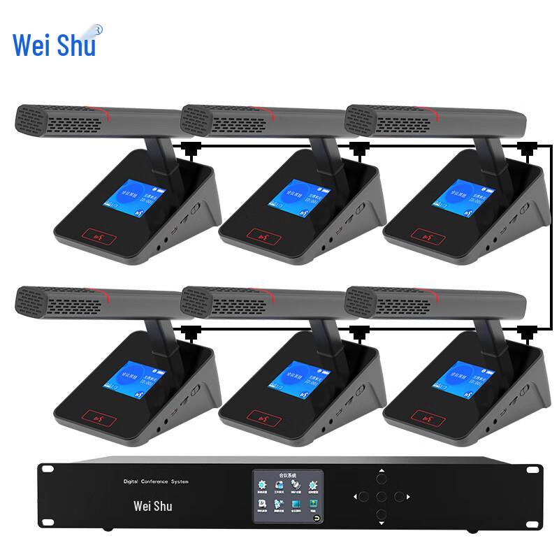 Weishu K-500 Wired Desktop Conference System Microphone (CN version)