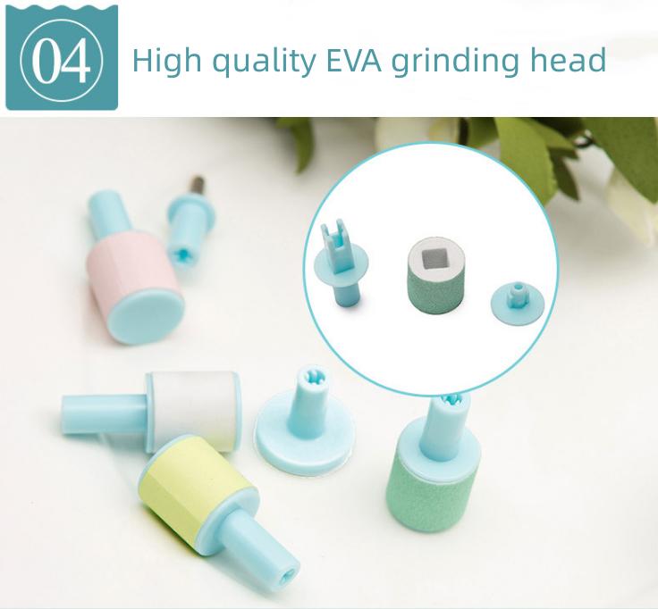 New Design Mini Electric Baby Nail File Cutter Clipper Trimmer Manicure Fashion with Led Light