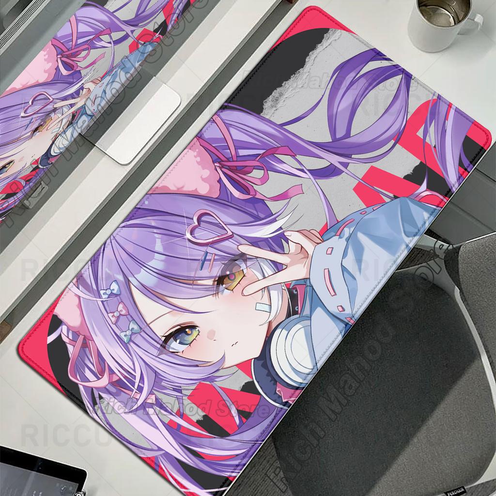 Xxl Anime Mousepad Cute Girl Tenko Shibuki E-Sports Keyboard Desk Mat Non-Slip Rubber Mouse Mat Extended Pad Office Accessories