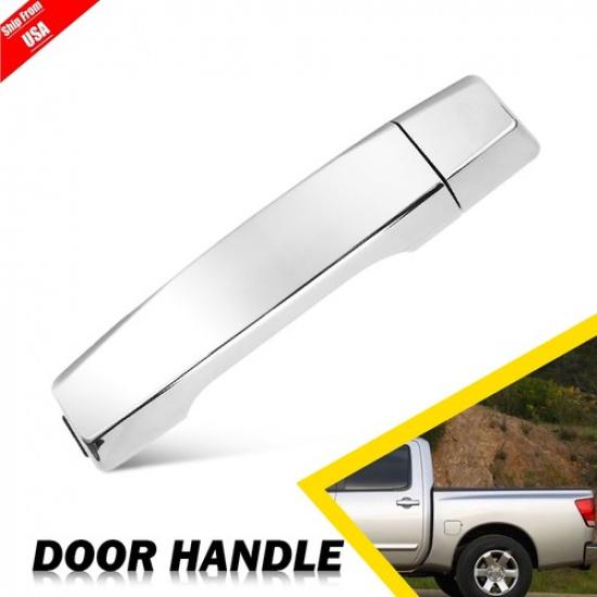 Rear Left/Right Chrome Exterior Door Handle for Nissan TITAN 2004-2015 Titan XD