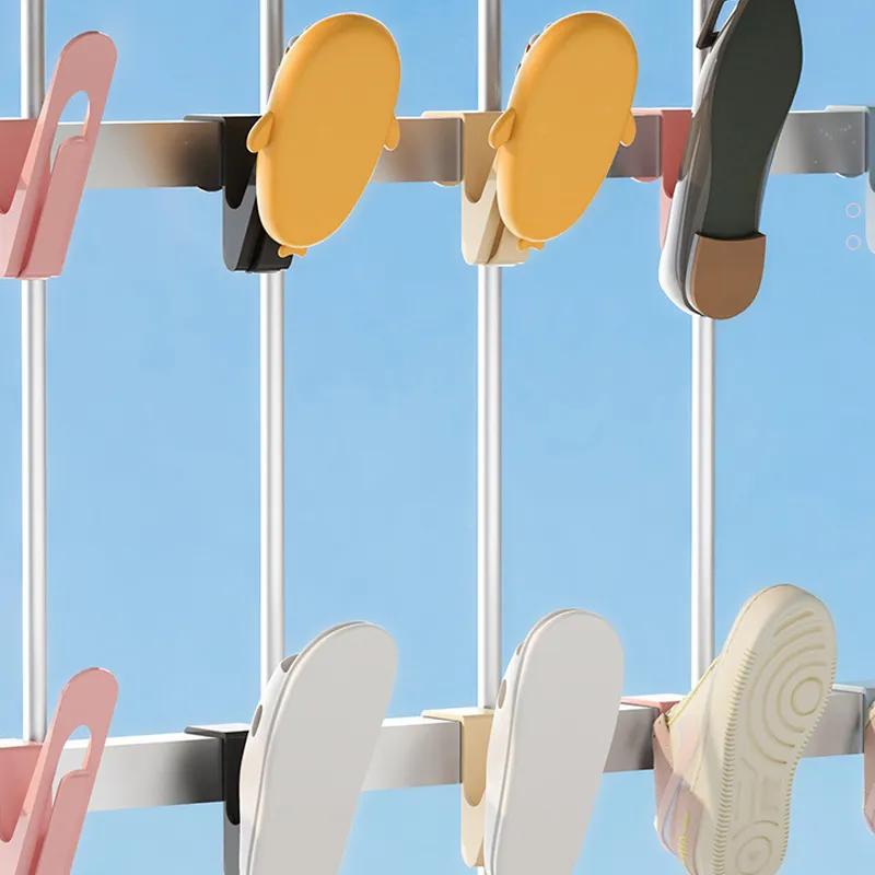 Multifunkční stojan na boty Sušák na boty Větruvzdorný a proti pádu Balkonový artefakt na sušení bot Sušení bot Domácí úložný prostor Pantofle Sportovní boty