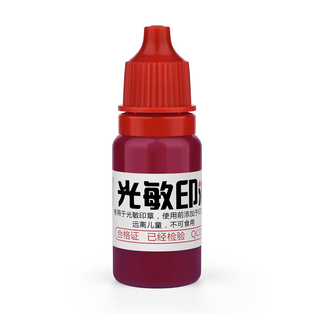 10ml Ink Textile Clothes Waterproof Ink Special Photosensitive Ink Fast Drying Stamping Ink Stamp Printing Not Fade For Students