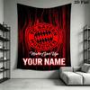 Custom Fc Bayern Munich Wall Hanging Printed Fabric Blanket Decorative Tapestries for Bedroom Living Room Home Decor