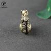 Vintage Brass Squirrel Pine Nuts Ornaments Home Decor Accessories Copper Animal Figurines Incense Burner Car Key Chains Pendants