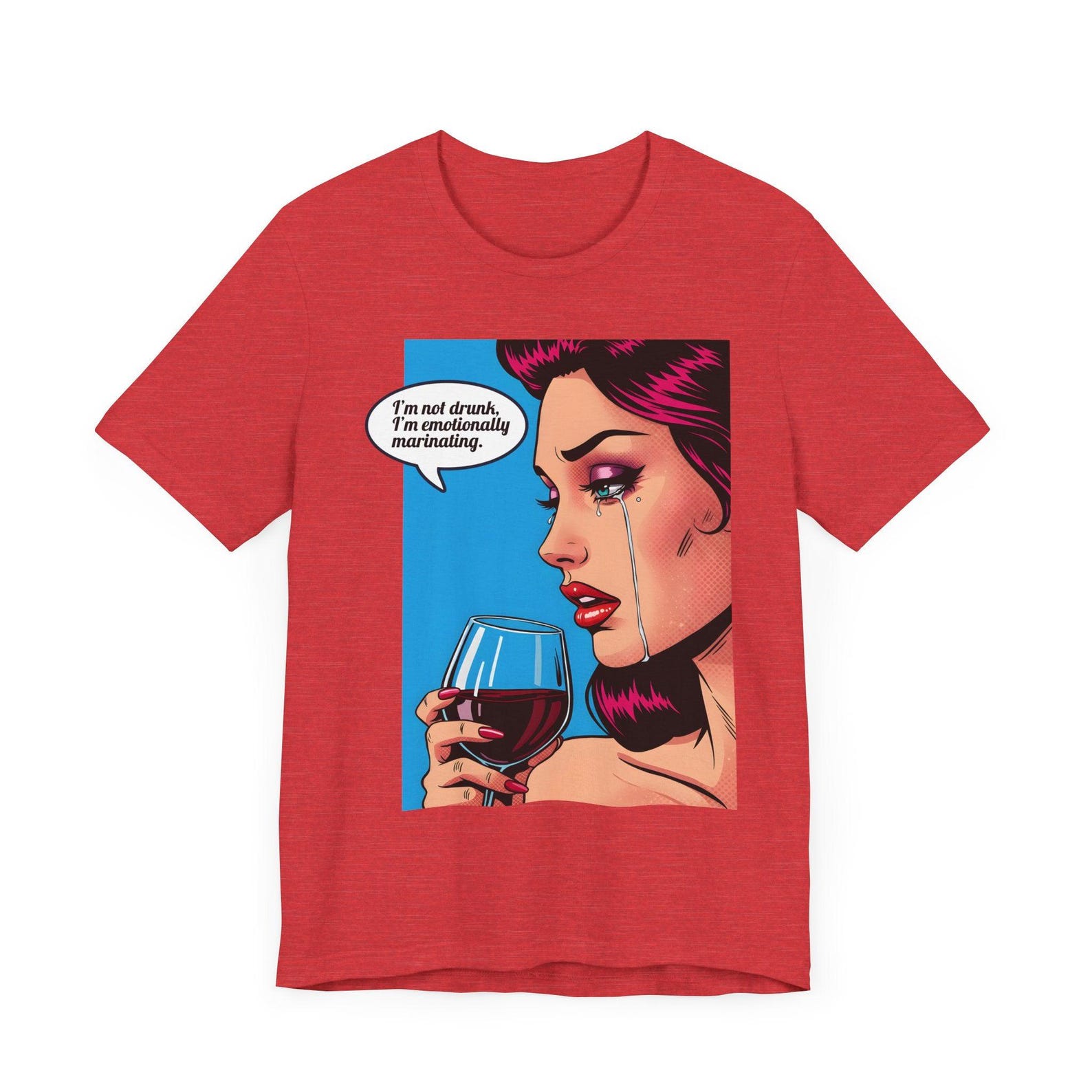 Pop Art  I m Not Drunk  T shirt: Funny Retro Humor Tee 3XL