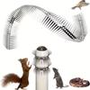0.5/1m Squirrel Deterrent Bendable Anti Rat Snake Baffle Blocks Stainless Steel Bird Spikes Window