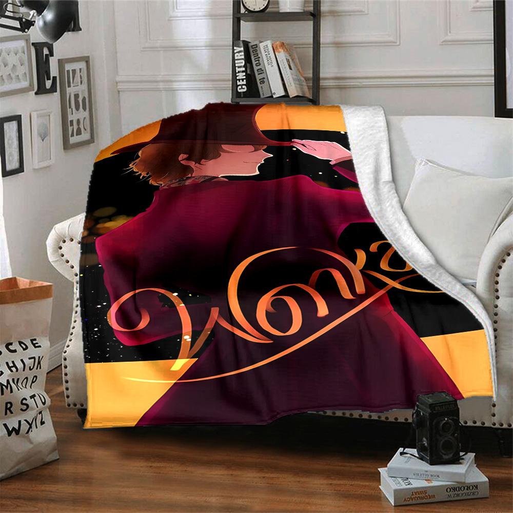 1pc Chocolate Factory, Wonka Flannel Throw Blanket Soft, Warm & Cozy for Couch, Bed, Office, and Travel Versatile All Season Gift, Christmas present