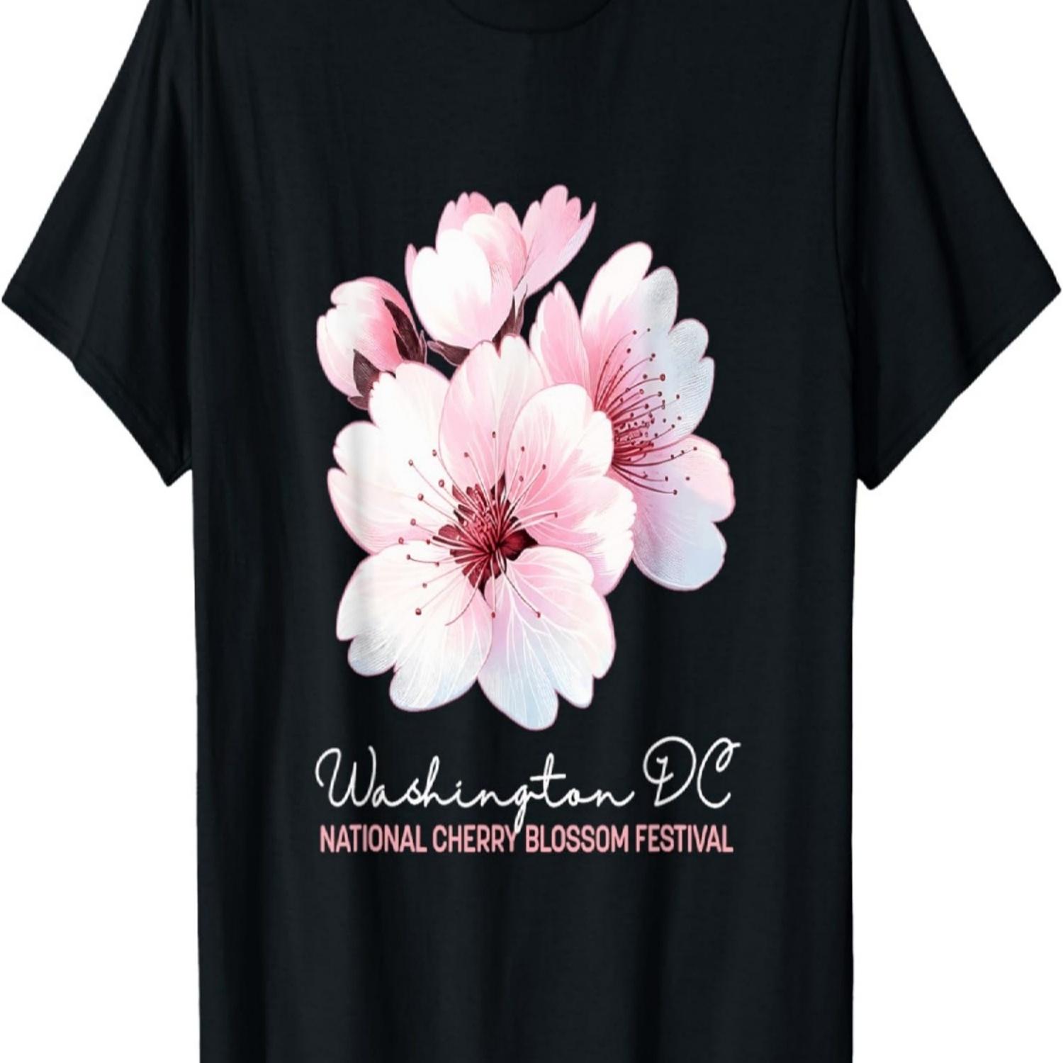 National Cherry Blossom Festival Washington DC Souvenir T-Shirt S
