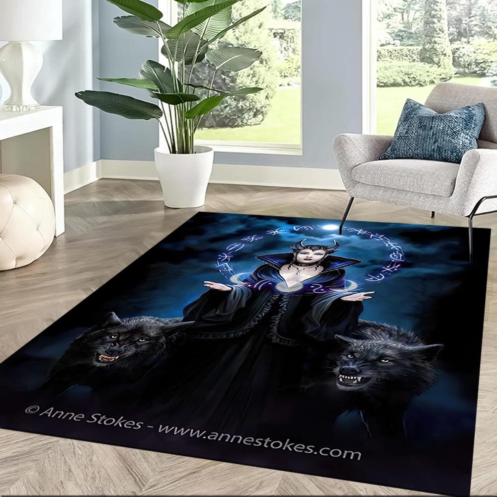 Gothic Style Floor Rug Office Rug Perfect for Foyer Game Room Kitchen Living Rooms Anti-slip Rug Office Home Decor Perfect Gift for Women/Men