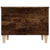 Coffee Table Smoked Oak 60 X 44.5 X 45 Cm Wood Based Material