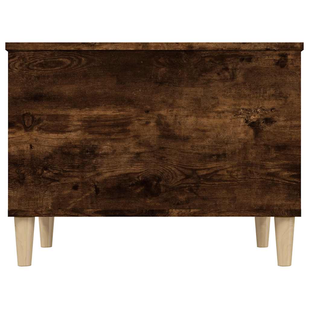 Coffee Table Smoked Oak 60 X 44.5 X 45 Cm Wood Based Material