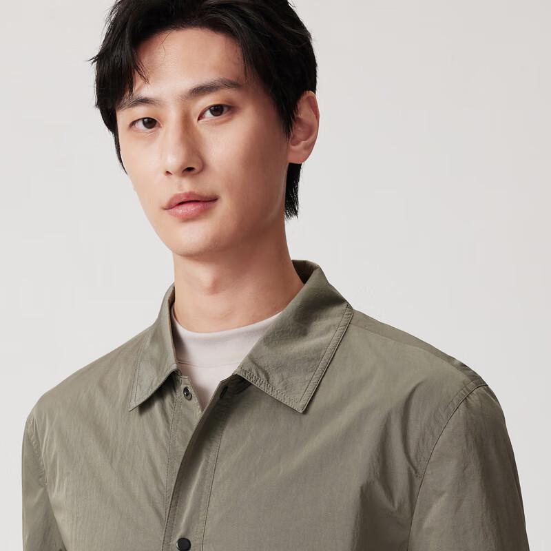 JOEONE Men's Slim-Fit Textured Easy-Care Casual Jacket