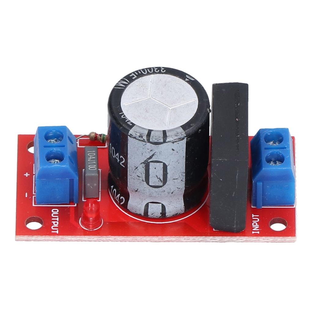 Rectifier Filter Power Board 8A AC To DC Electrical Accessory with Red LED Indicator