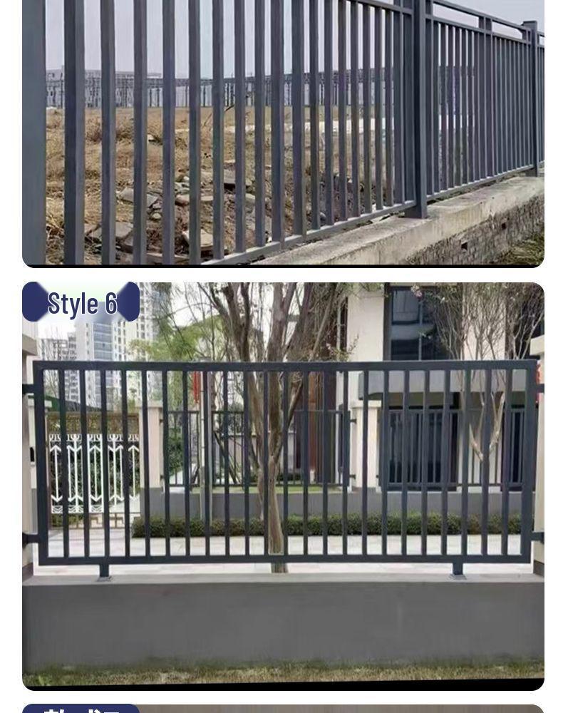 Brand New Zinc Steel Wrought Iron Yard and Community Fence