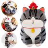 The Emperor Cat Plush Toys Stuffed Dolls Animal Plushie Pillows Sofa Bed Car Ornament Peluches Kids Birthday Christmas Gifts