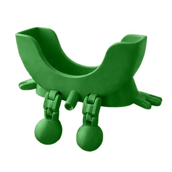 Suport simpatic suspendat pentru burete cu drenaj, suport pentru burete de curățat imprimat 3D cu picioare atârnate, suport amuzant pentru burete de blat pentru chiuveta de bucătărie