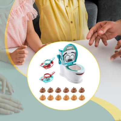 Poop Launch Game Interactive Simulation Toilet Ejection Toy for Kids Travel