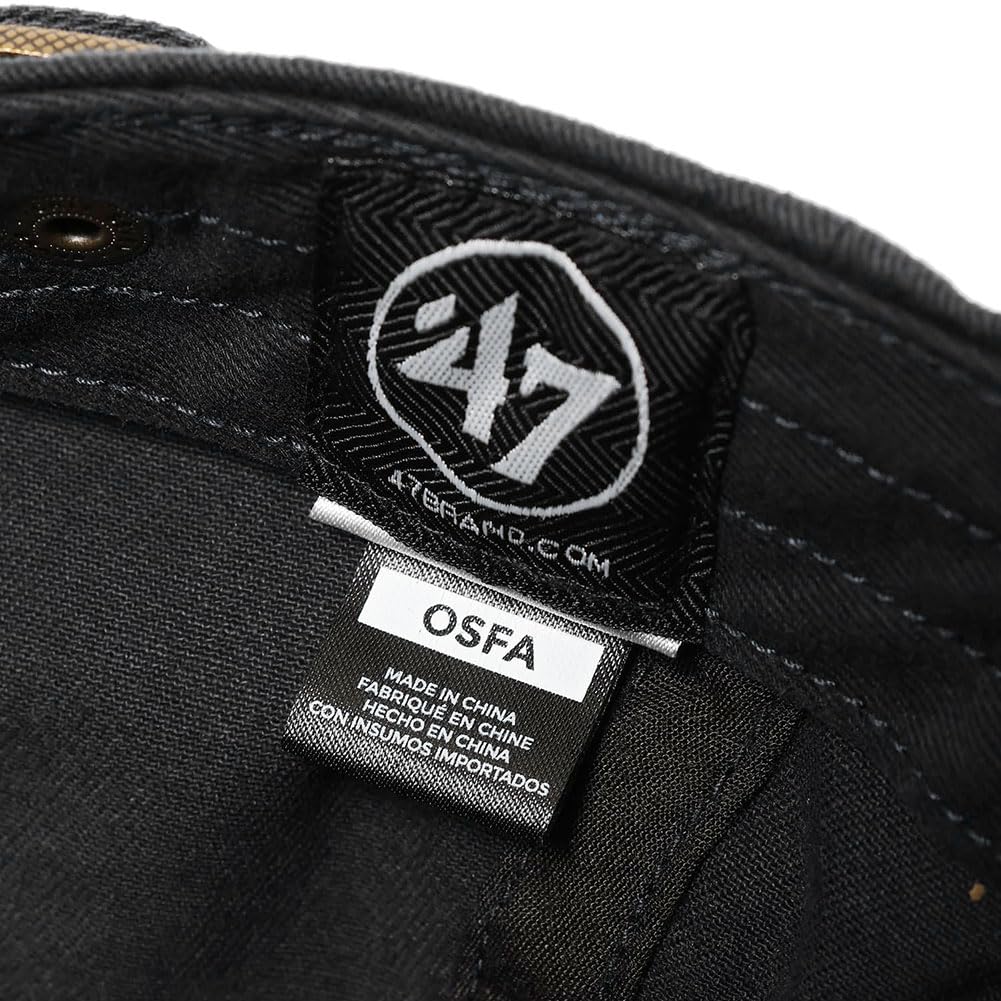 NANGA 47 COTTON CAP Collaboration Cap, Black, Outdoor, Streetwear, Unisex, Forty Seven 2025
