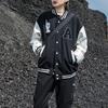 Men's Baseball Uniform College Style Stand Collar Long Sleeve Three-dimensional Embroidered Letter Jacket Jacket Men
