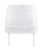 Seullisiseu Garter Detail Low Rise Skirt (White)