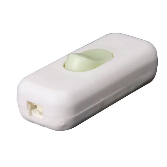 ZENITECH Interrupteur Unipolaire Luminescent - Blanc En