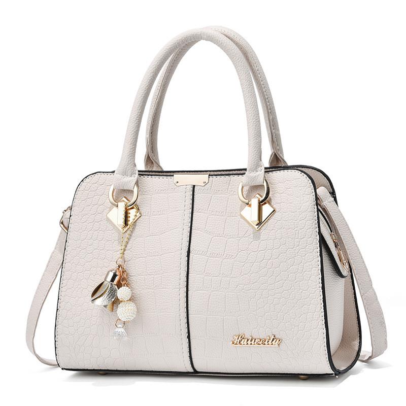 IELGY Middle-Aged Female Bag New Style Fashionable Ladies Handbag Korean Version Simple Mother Bag Shoulder Messenger Bag
