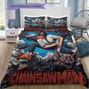 Chainsaw Man elements Bedding Set, 1 Duvet Cover & 2 Pillowcases, Fashion home furnishing, perfect gift option.xwn