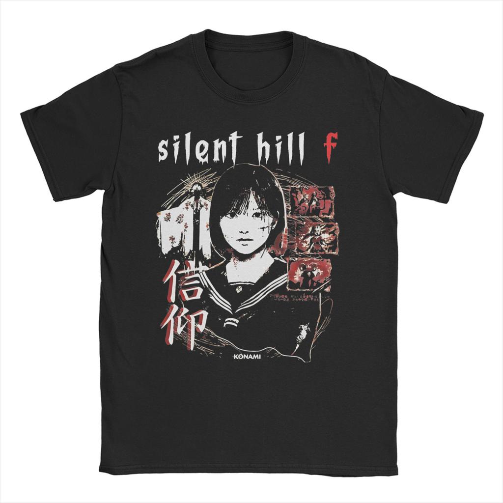 Silent hill f Shimizu Hinako Game Men Womens T Shirt Tee Shirt Short Sleeve Round Collar TShirt 100 Cotton Summer Clothes