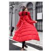 Winter Women's Cotton Clothes Extended Large Fur Collar Women's Cotton Clothes Thickened Long Women's Down Cotton-padded Clothes Women's