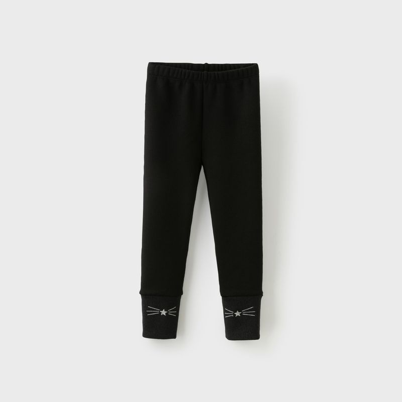 David Bella Girls  Leggings 2026 New Children s Non-Fleece Pants for Older Kids Winter Stylish Long Pants Black [Ready Stock] 110