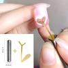 Cat Eye Nail Magnet Set With Y-Shape Wire Precision Heart & Ingot Designs, Odorless Nail Art Accessories For Stun Magnetic Shine
