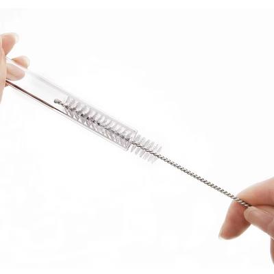 Zestaw szczotek do czyszczenia słomek do picia 2-10 szt. Rurka do słomek, czyścik do rur, nylonowa stal nierdzewna, długie uchwyty, szczotki do czyszczenia słomek