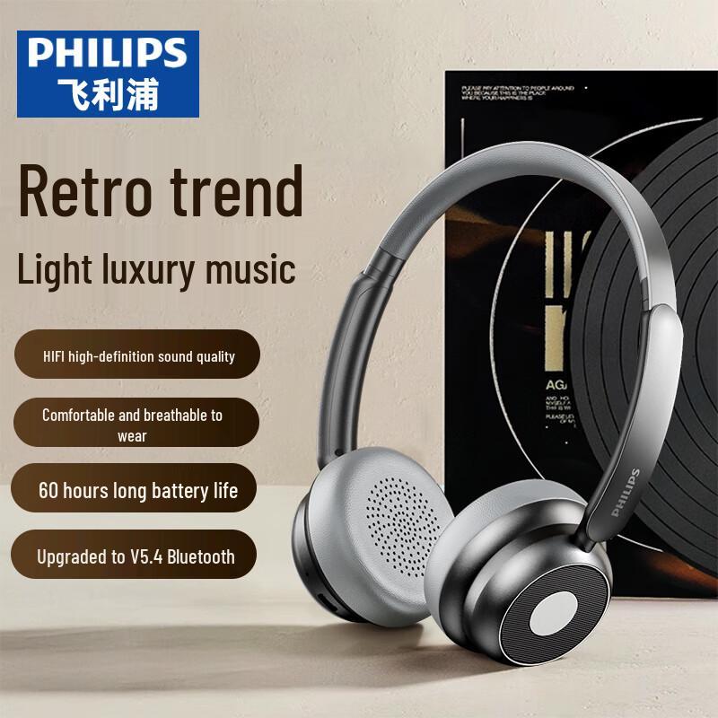 Philips Wireless Over-Ear Bluetooth Headphones