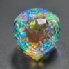 Natural Rainbow Color Cube Cut 49.85 Ct Mystic Topaz Loose Gemstone
