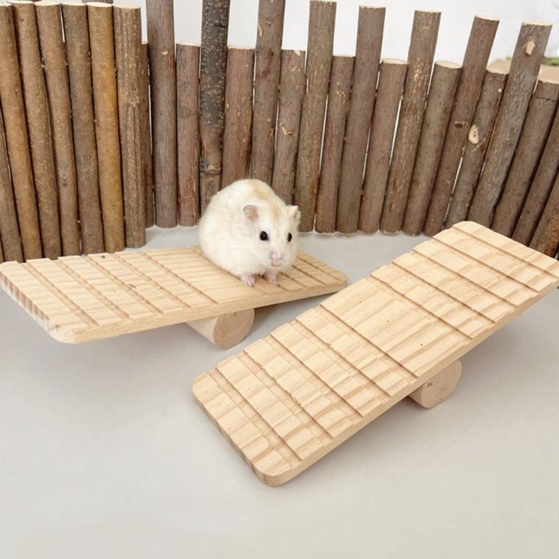 Haustierspielzeug Großhandel 8 Stück Hamster Schaukelbrücke Spielzeug Wippe Rattan Spielzeug Schleif Kletterspielzeug Kleintierkäfig Spielplätze Haustierbedarf