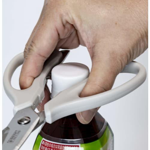 Suncraft Misa Nabana Soft Kitchen Scissors, Made In Japan, BS-236, White