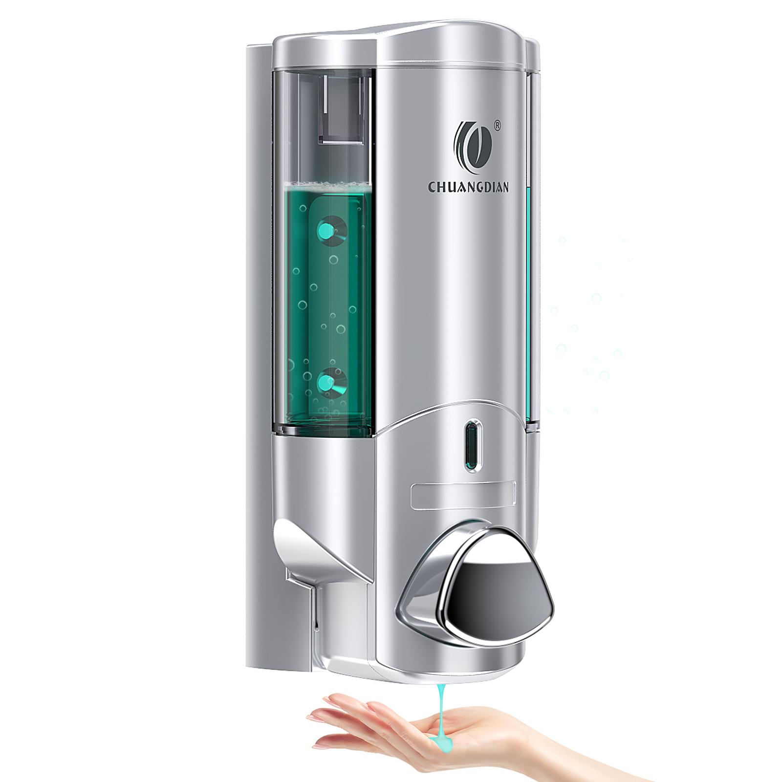 

Настенный дозатор жидкого мыла без дрели, бутылка для шампуня и кондиционера для ванной, контейнер для моющего средства для кухни 1/2/3*200 мл