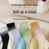 YISHANYISI Pure Cotton Non-Slip Fitness Yoga Socks